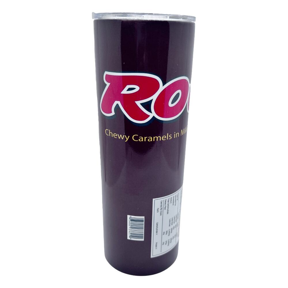 Rolo Candy Inspired 20oz Skinny Tumbler Sublimated Stainless Steel New